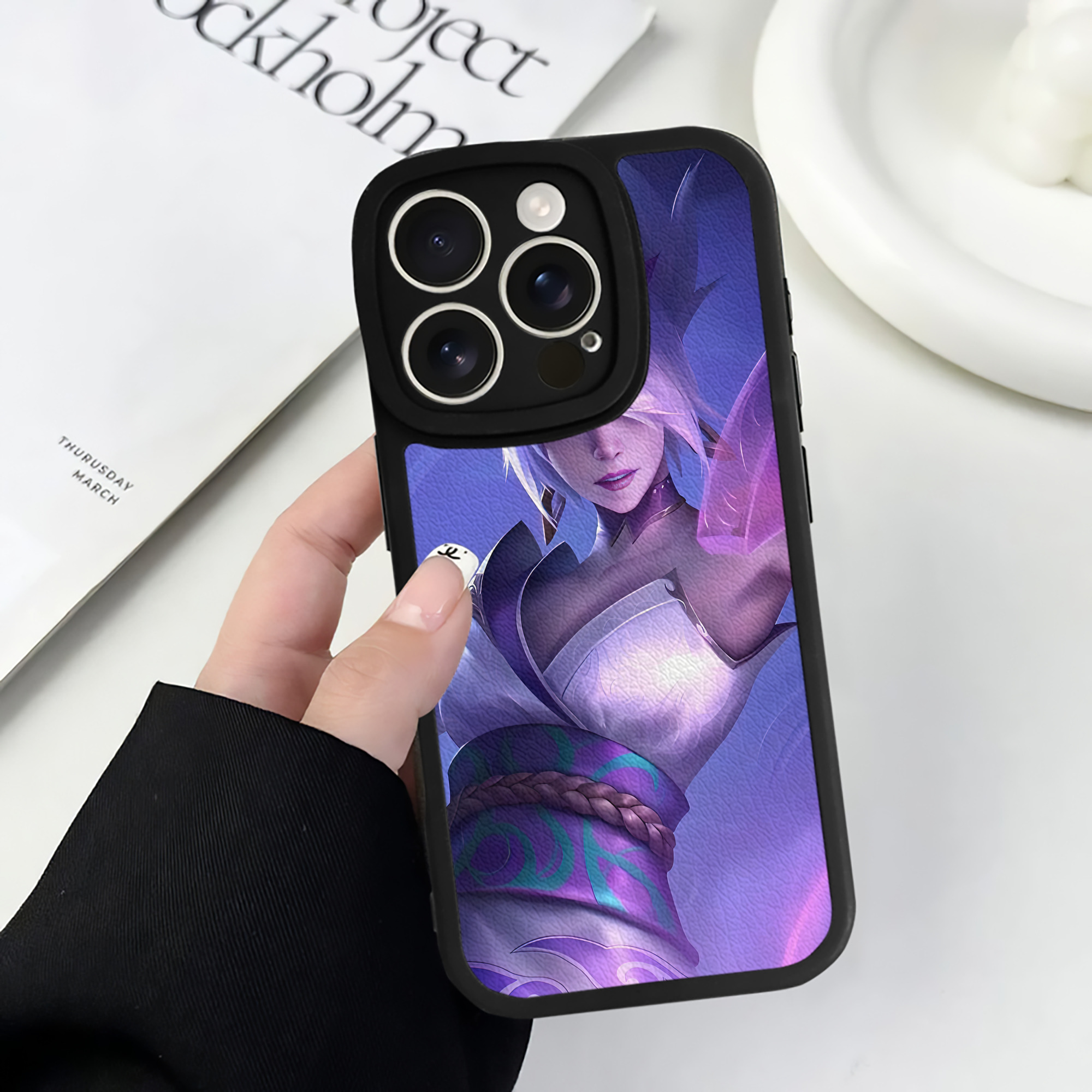 リーグ・オブ・レジェンド League of Legends LOL 【iPhone 16シリーズ対応】シリコンスマホケース（レザー調） 材質：シリコン